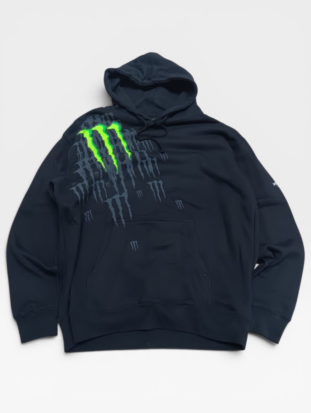 Vintage Monster Energy Black Hoodie Size L